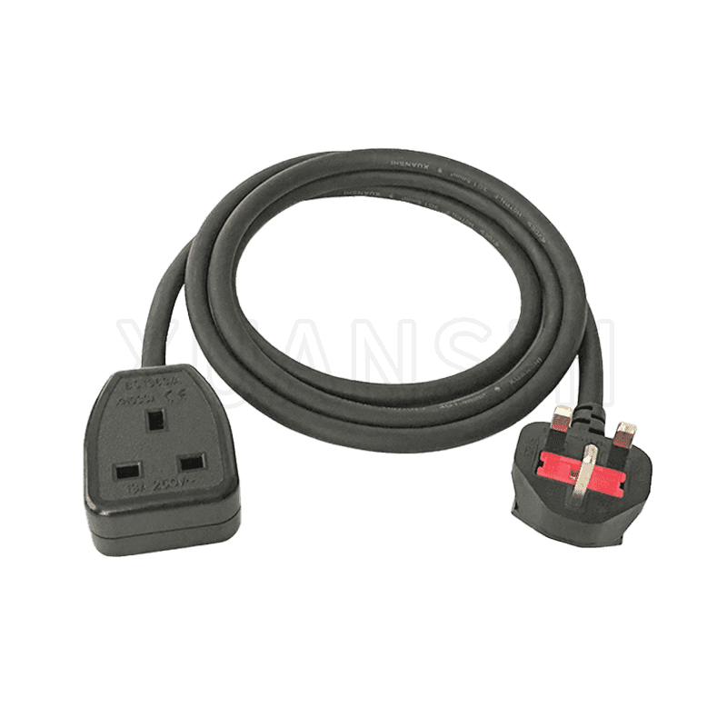 UK-uttag strömförlängningssladd JL-49,JL-49B
